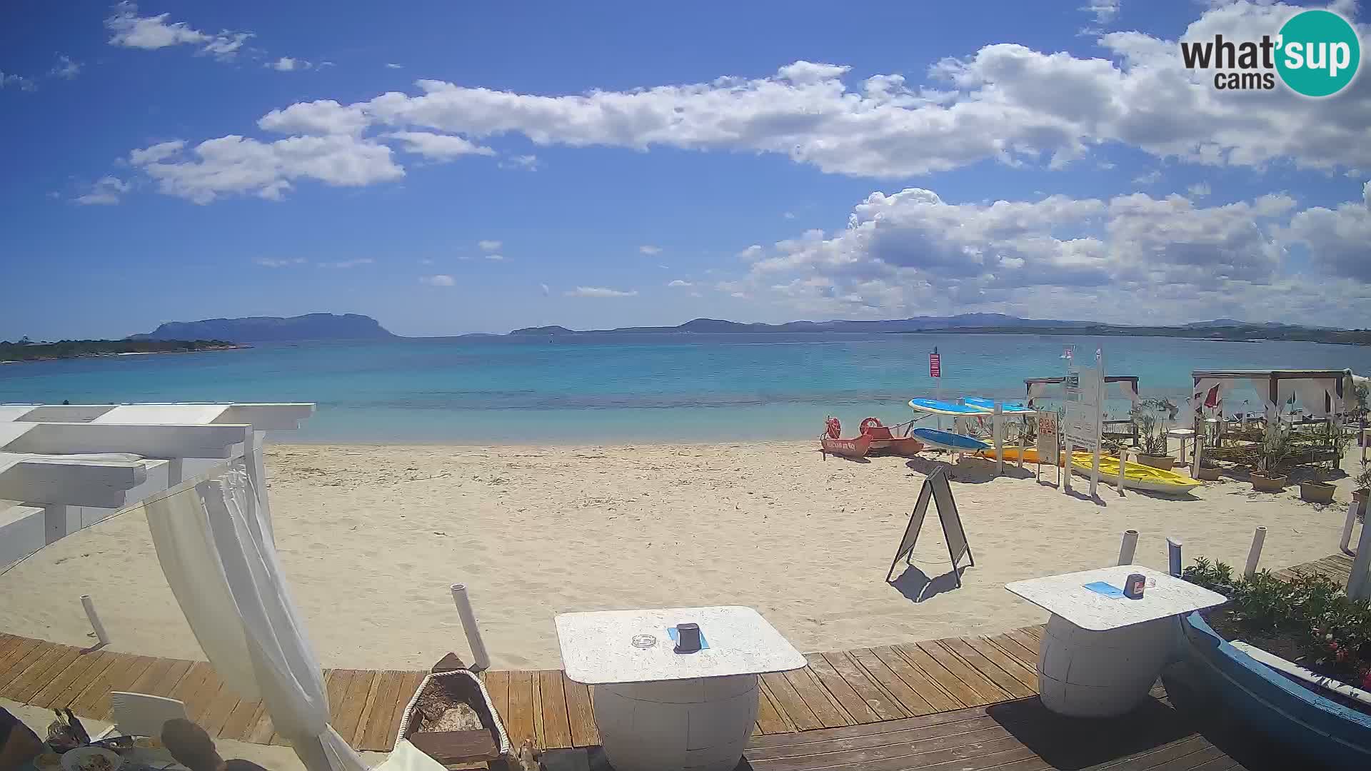 Spiaggia Bianca webcam – Golfo Aranci – Sardinia