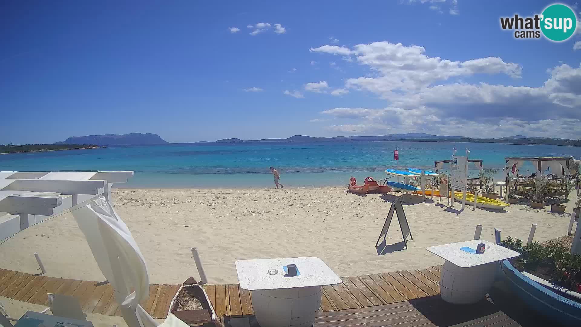 Spletana kamera Spiaggia Bianca – Golfo Aranci – Sardinija