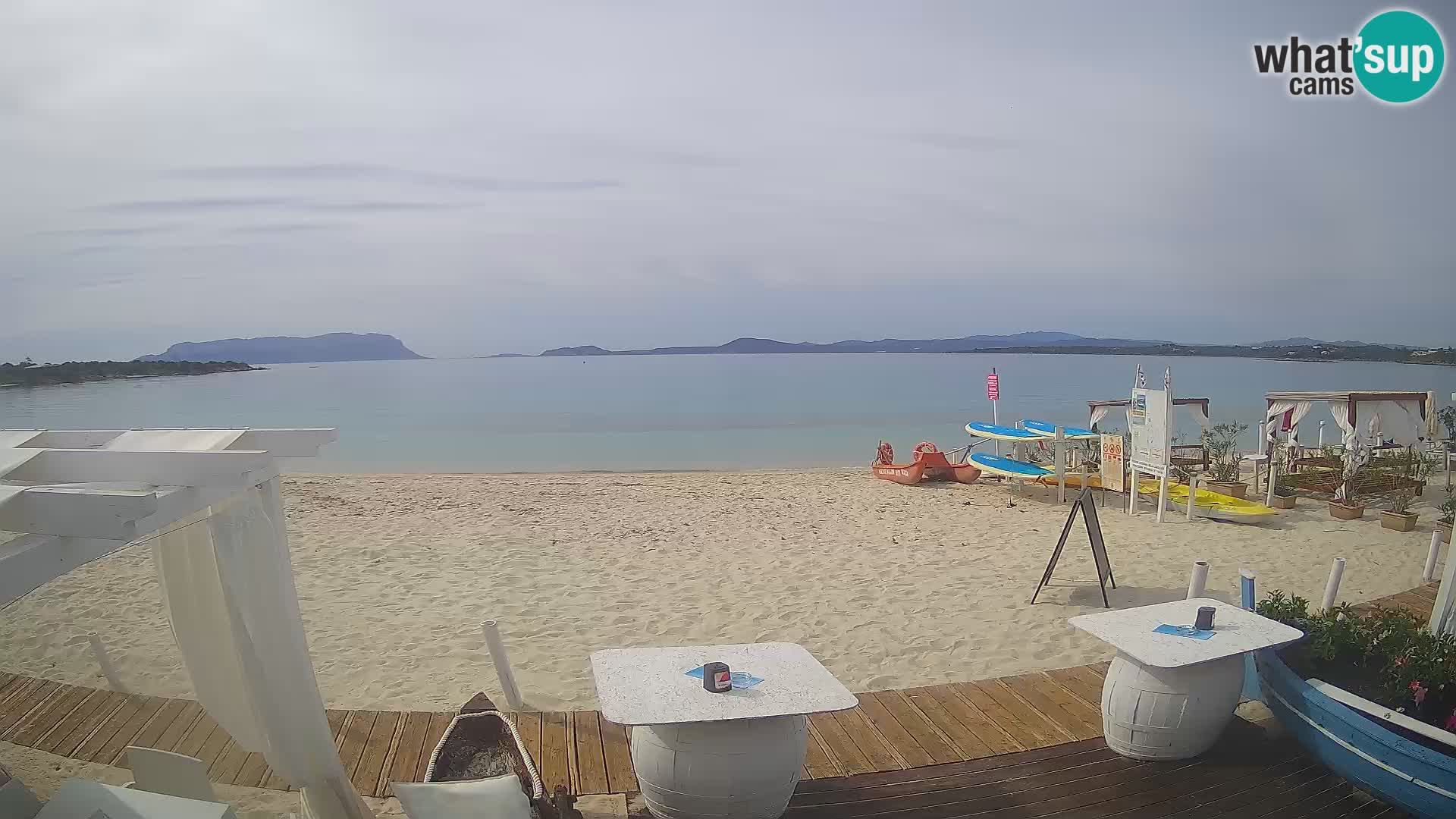 Spletana kamera Spiaggia Bianca – Golfo Aranci – Sardinija