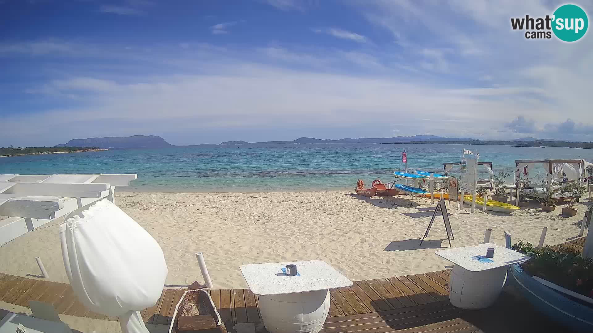 Spiaggia Bianca webcam – Golfo Aranci – Sardinia