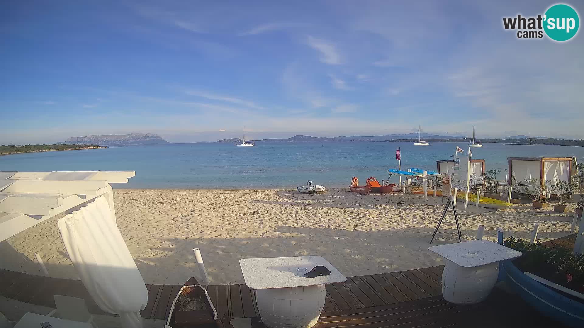 Spiaggia Bianca webcam – Golfo Aranci – Sardinia
