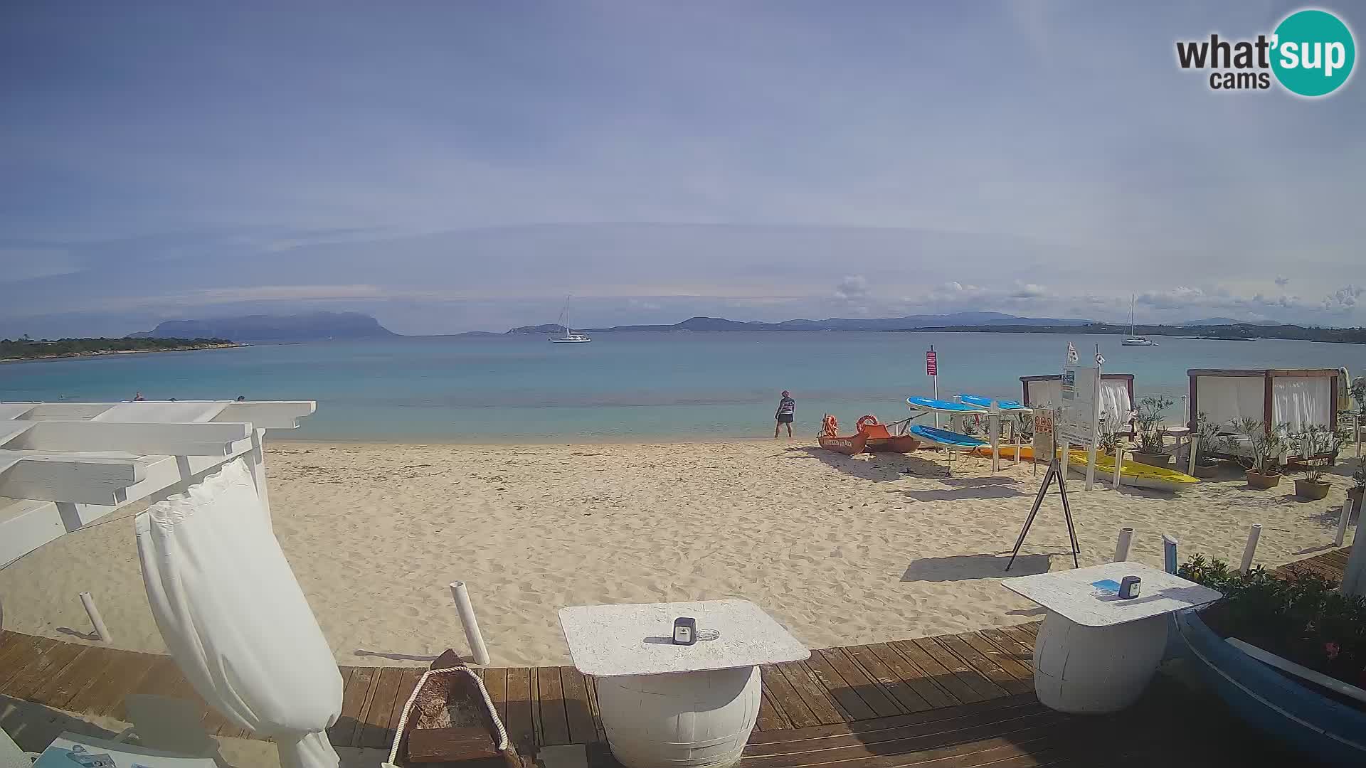 Spiaggia Bianca webcam – Golfo Aranci – Sardinia