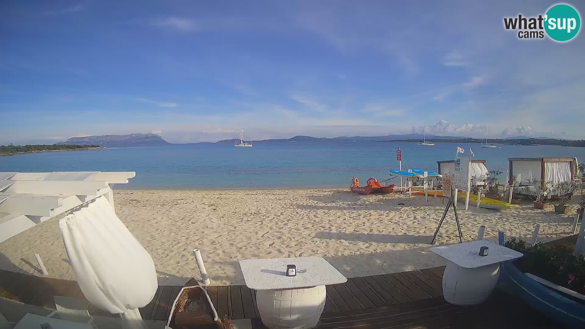 Spiaggia Bianca webcam – Golfo Aranci – Sardinia