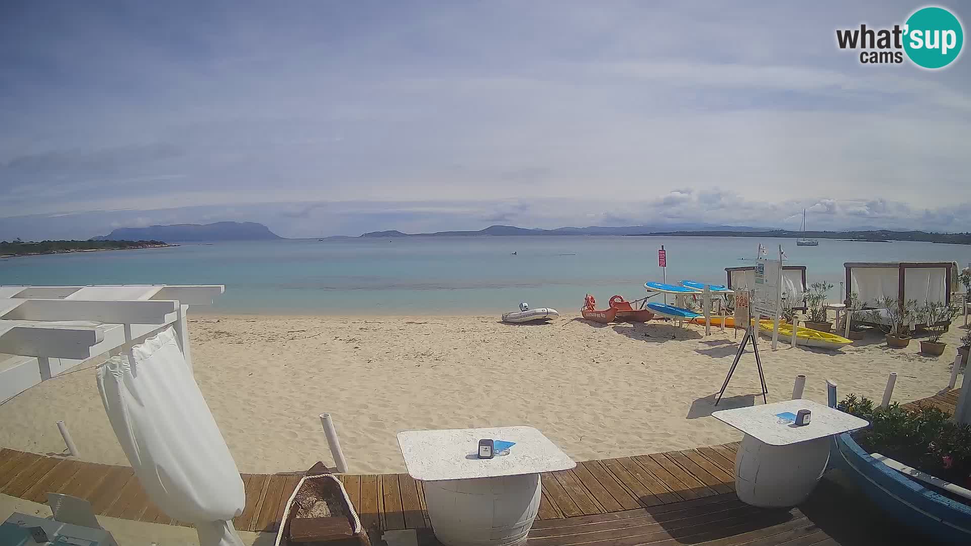 Spiaggia Bianca webcam – Golfo Aranci – Sardinia