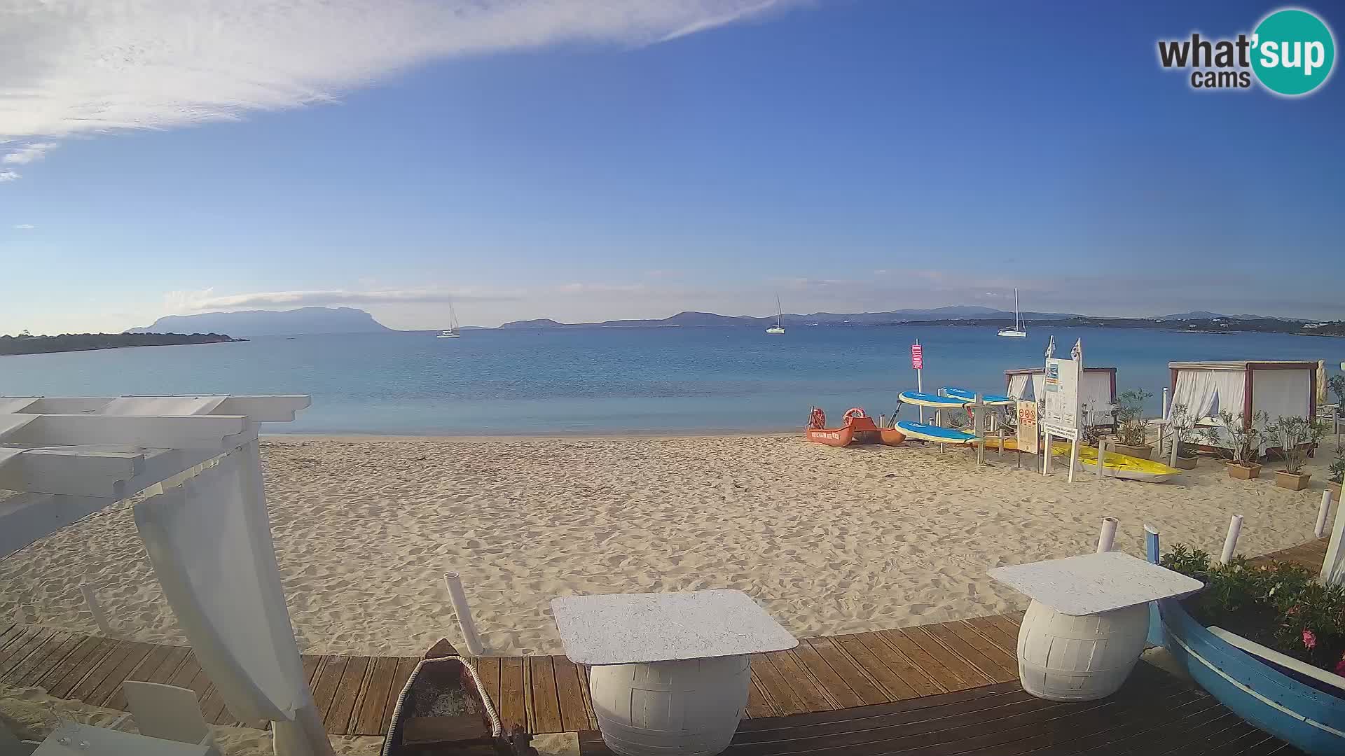 Spletana kamera Spiaggia Bianca – Golfo Aranci – Sardinija