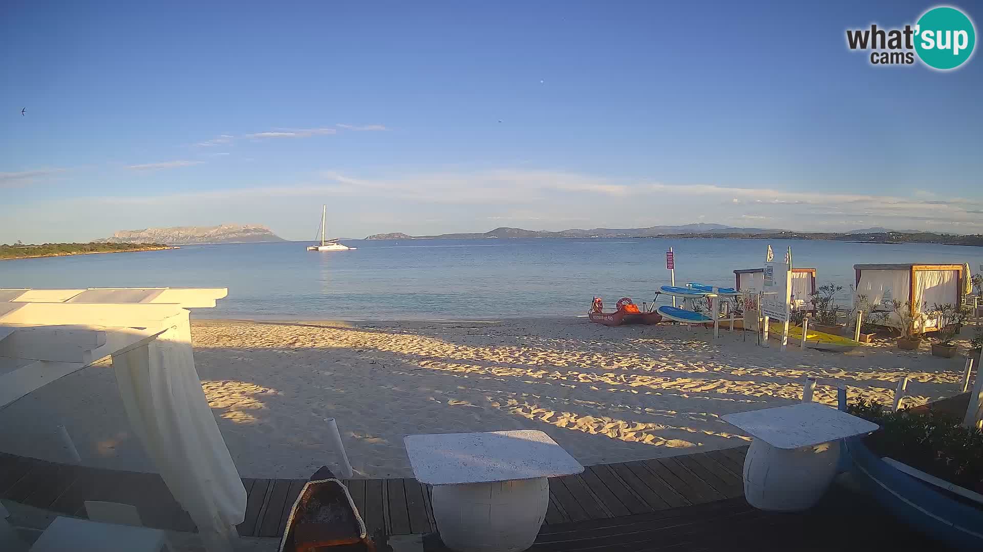 Spiaggia Bianca webcam – Golfo Aranci – Sardinia