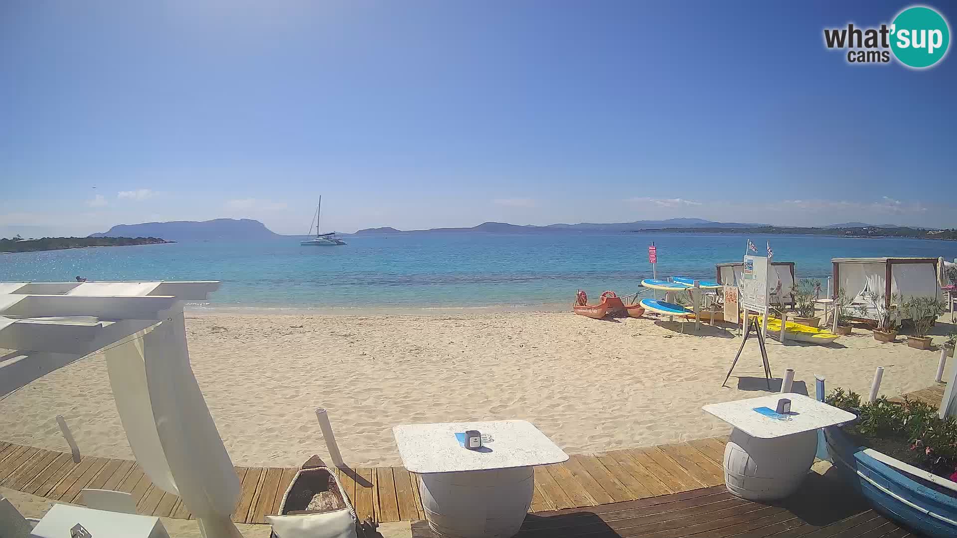 Spletana kamera Spiaggia Bianca – Golfo Aranci – Sardinija