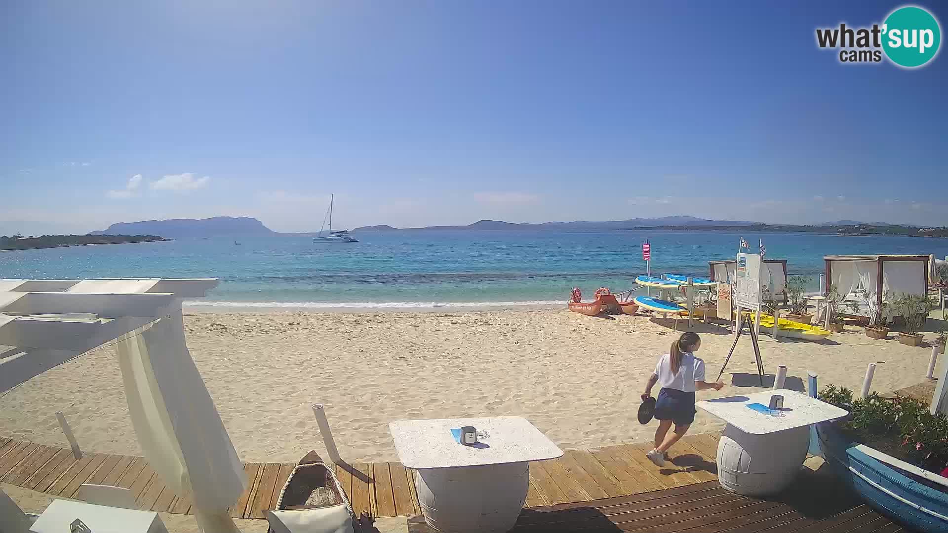 Spiaggia Bianca webcam – Golfo Aranci – Sardinia