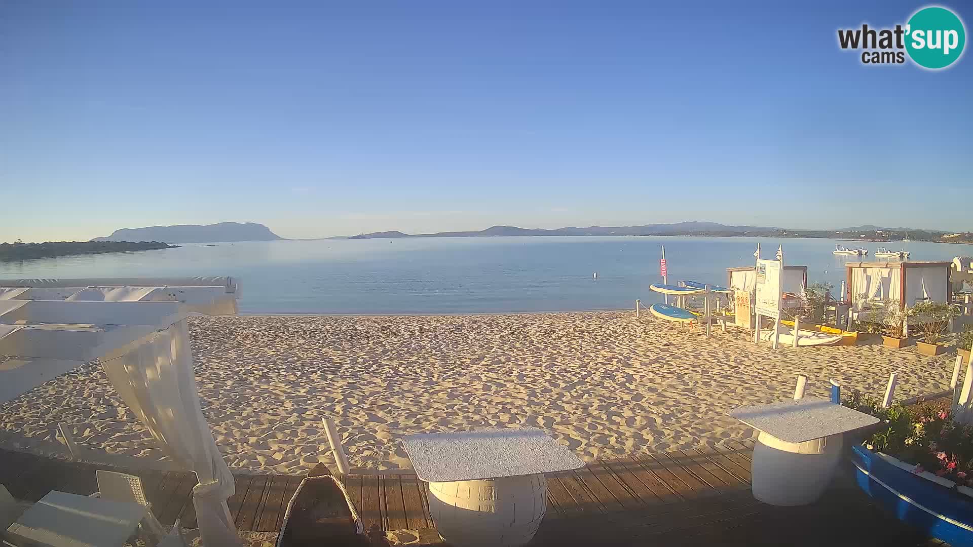 Spiaggia Bianca webcam – Golfo Aranci – Sardinia