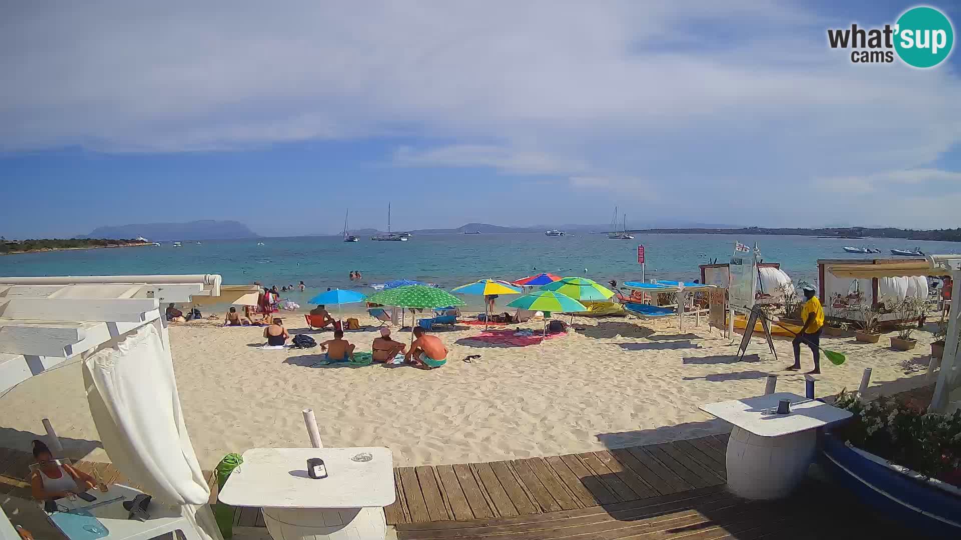 Spiaggia Bianca webcam – Golfo Aranci – Sardinia