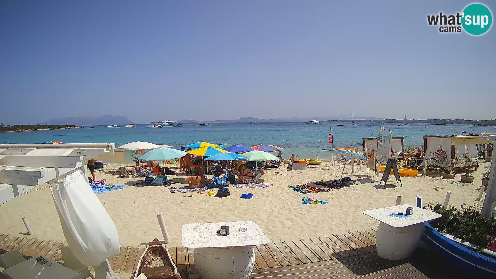 Spiaggia Bianca webcam – Golfo Aranci – Sardinia