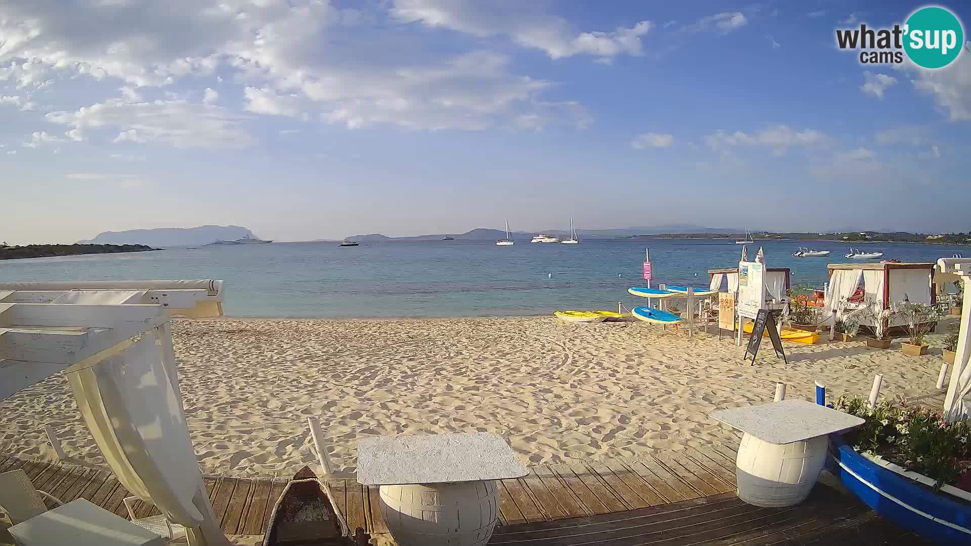 Spletana kamera Spiaggia Bianca – Golfo Aranci – Sardinija
