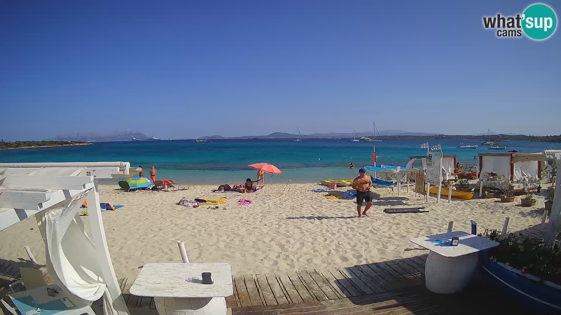 Spletana kamera Spiaggia Bianca – Golfo Aranci – Sardinija
