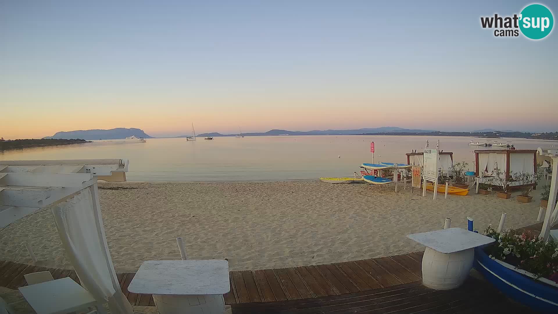 Spiaggia Bianca webcam – Golfo Aranci – Sardinia