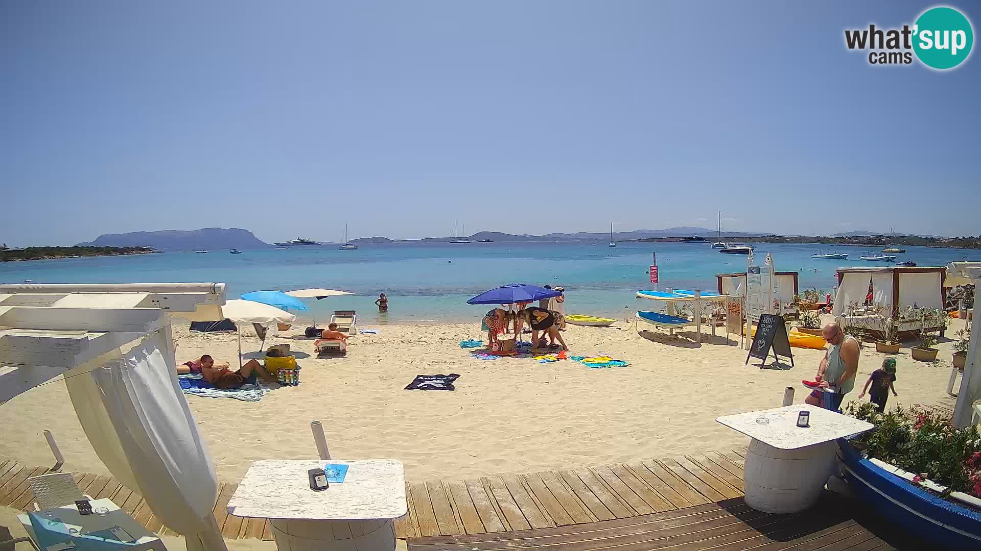 Spiaggia Bianca webcam – Golfo Aranci – Sardinia