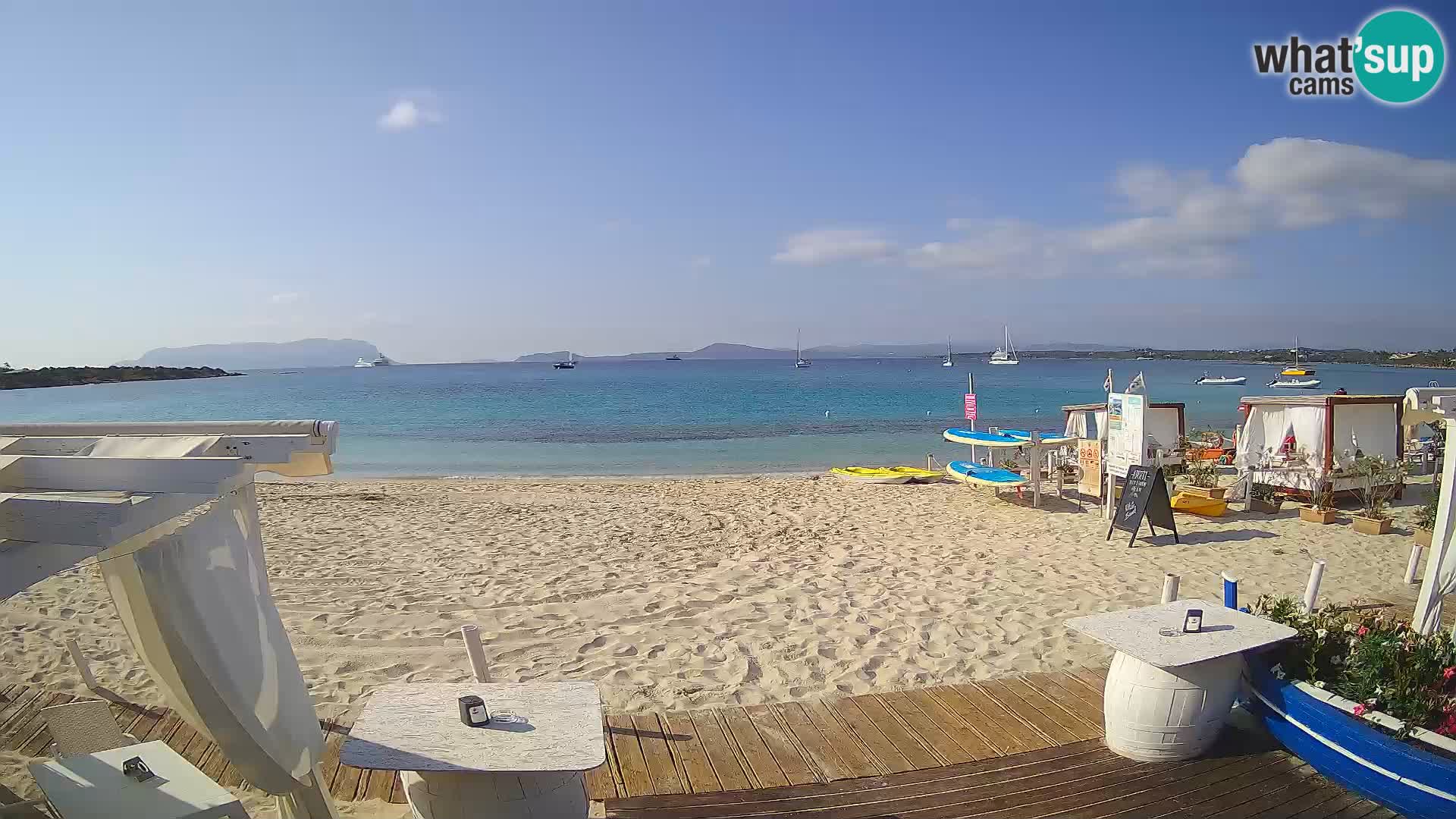 Spletana kamera Spiaggia Bianca – Golfo Aranci – Sardinija