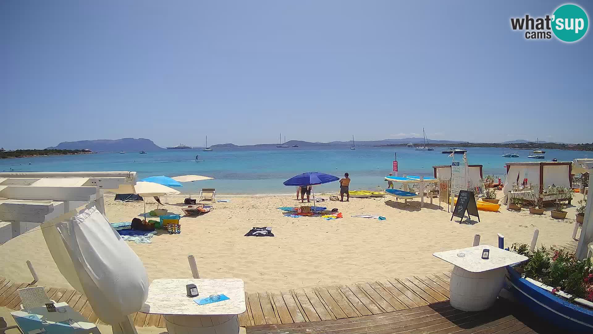 Spiaggia Bianca webcam – Golfo Aranci – Sardinia