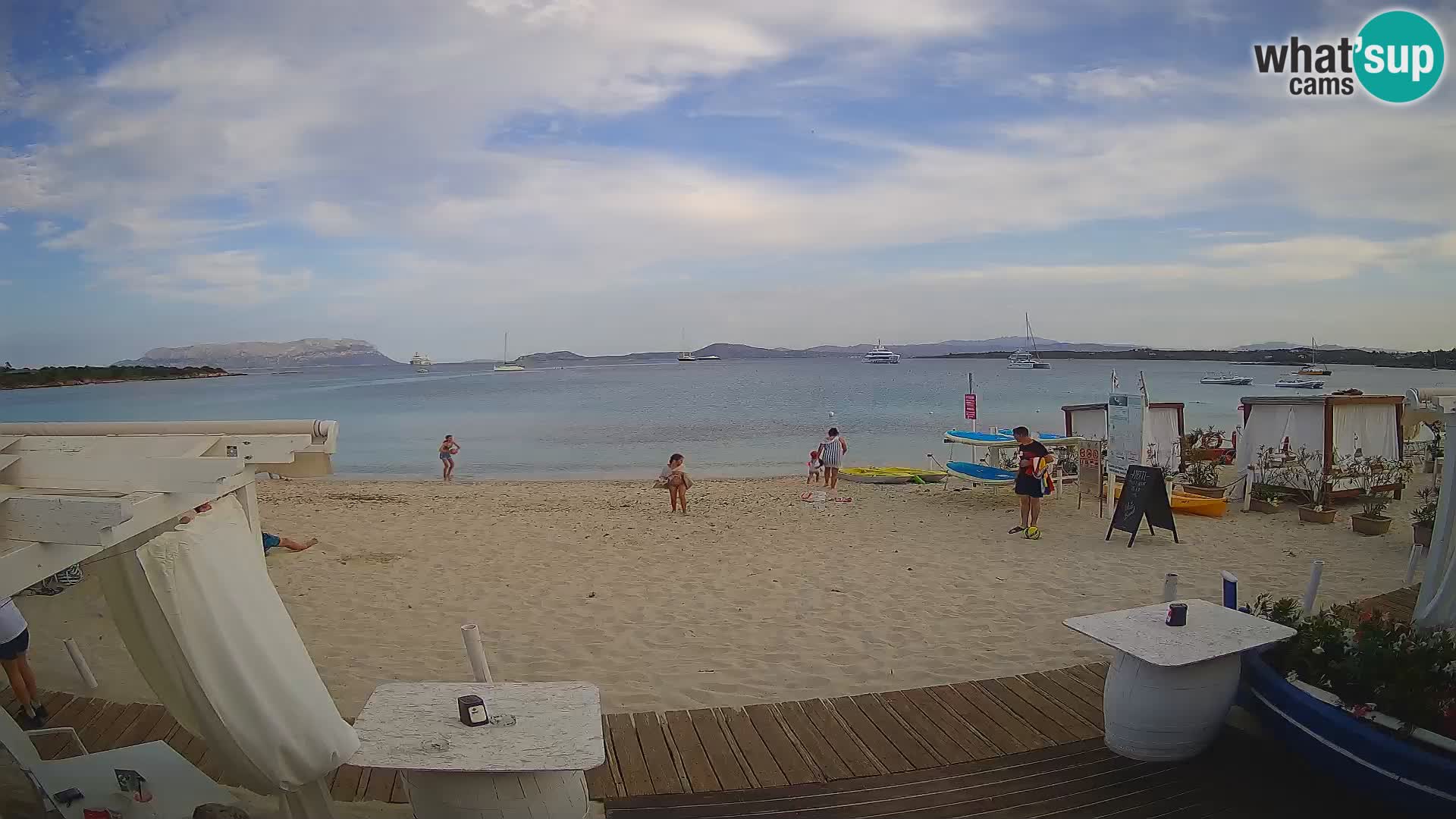 Spiaggia Bianca webcam – Golfo Aranci – Sardinia