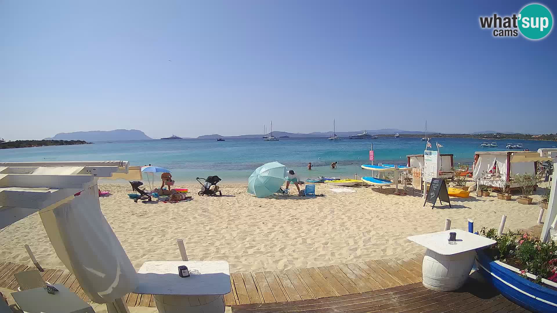 Spiaggia Bianca webcam – Golfo Aranci – Sardinia