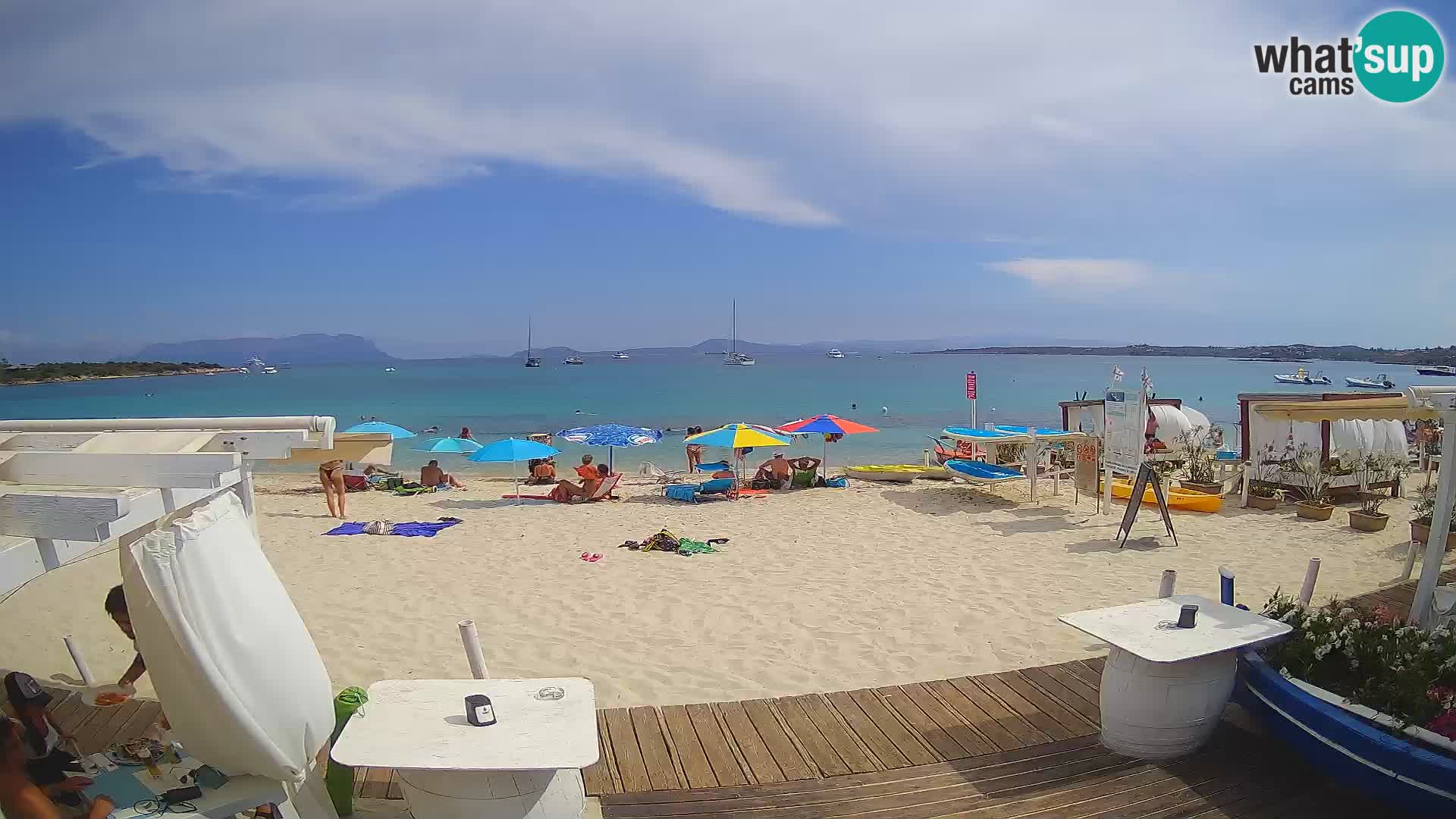 Spiaggia Bianca webcam – Golfo Aranci – Sardinia
