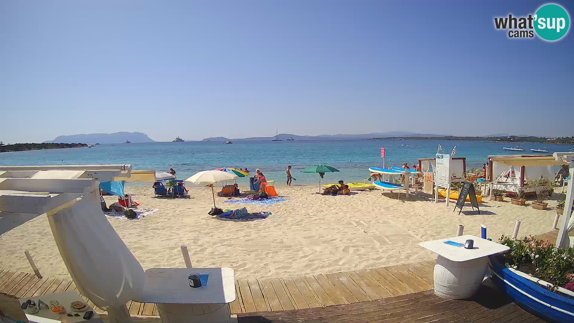 Spiaggia Bianca webcam – Golfo Aranci – Sardinia