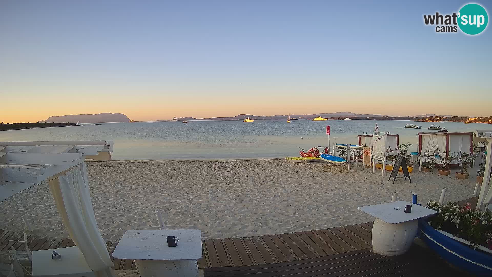 Spiaggia Bianca webcam – Golfo Aranci – Sardinia