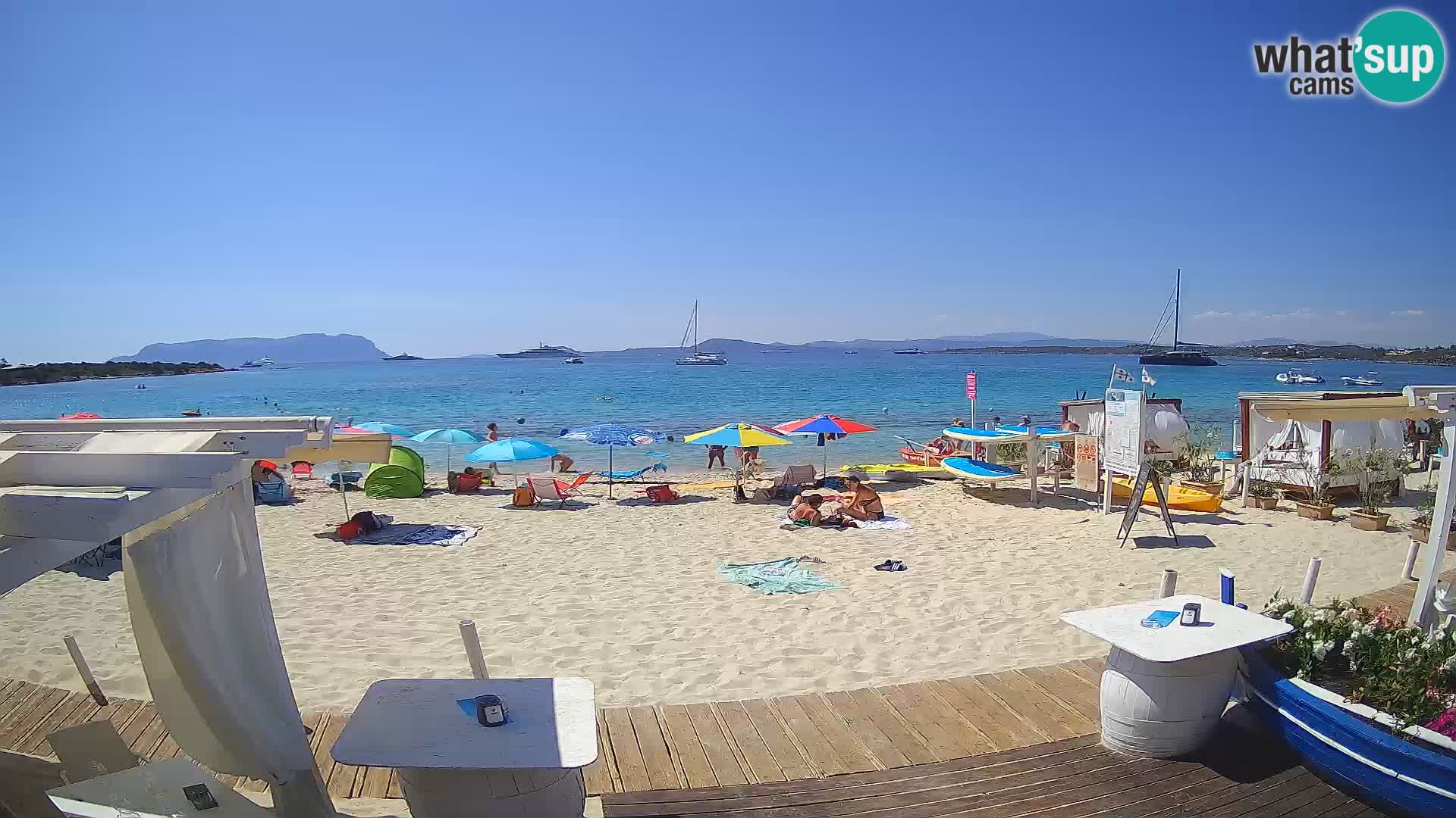 Spletana kamera Spiaggia Bianca – Golfo Aranci – Sardinija