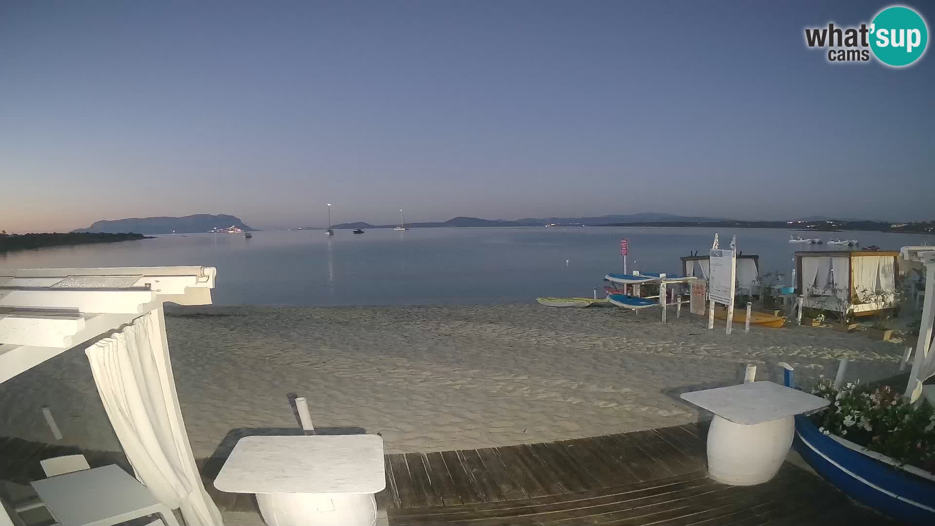 Spiaggia Bianca webcam – Golfo Aranci – Sardinia