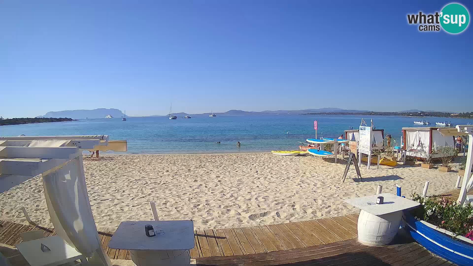 Spiaggia Bianca webcam – Golfo Aranci – Sardinia