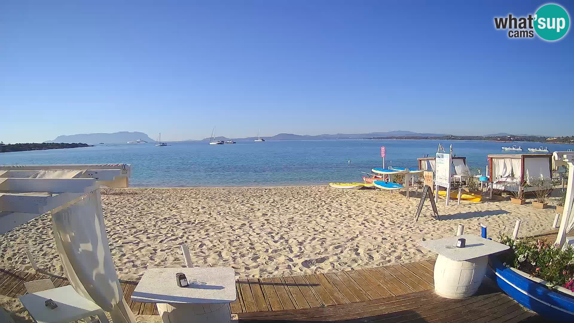 Spiaggia Bianca webcam – Golfo Aranci – Sardinia