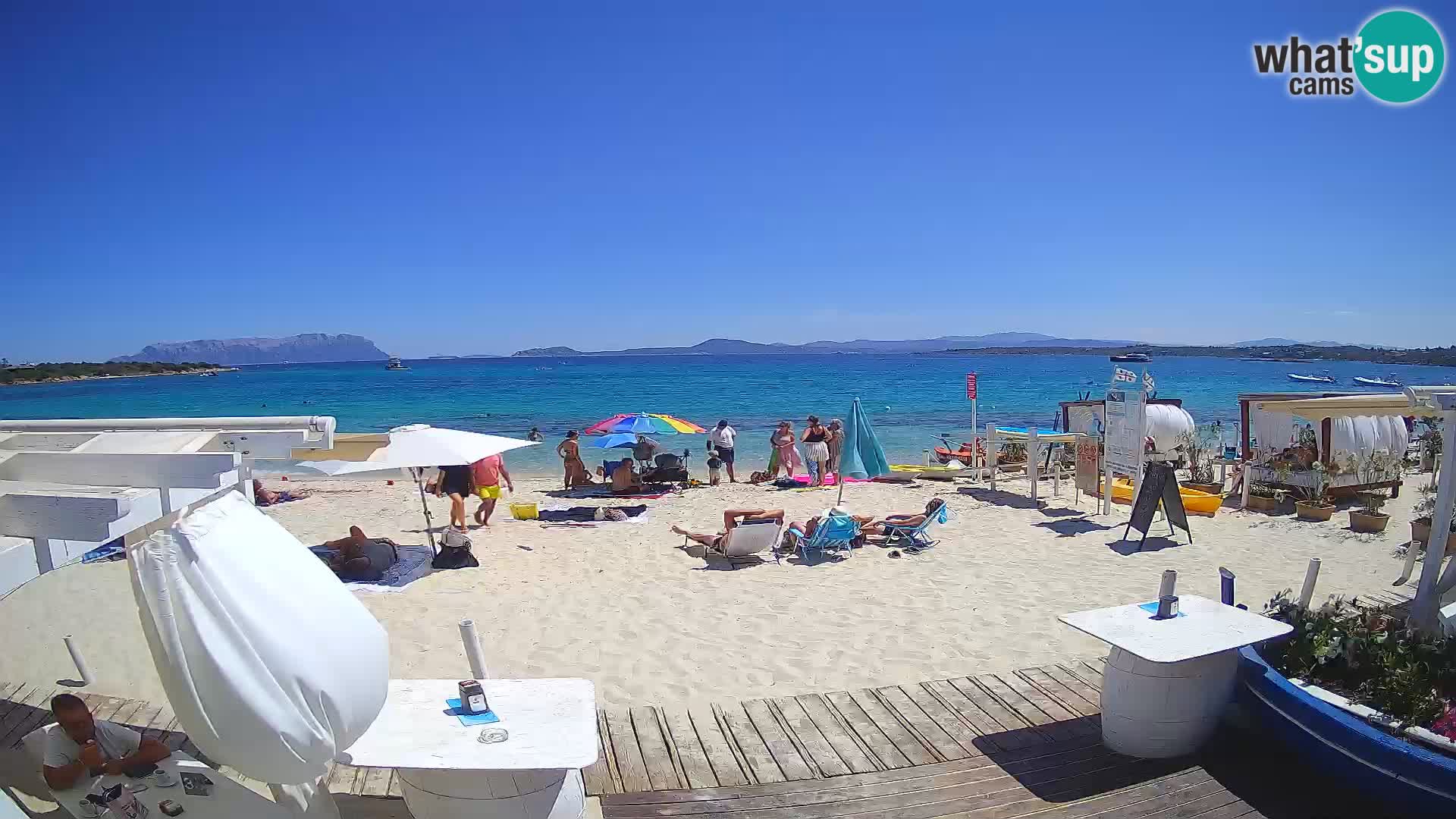 Spiaggia Bianca webcam – Golfo Aranci – Sardinia
