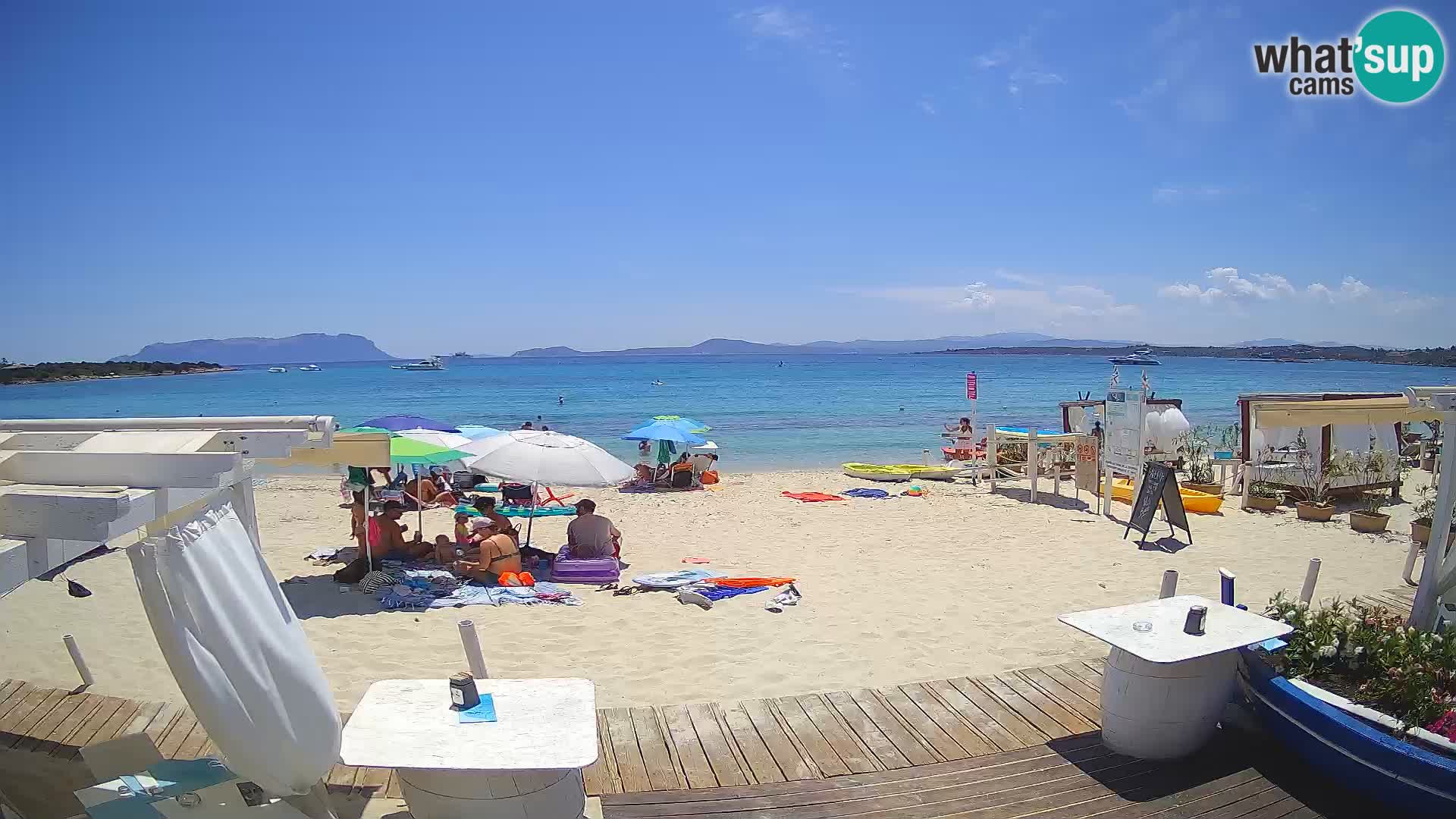 Spiaggia Bianca webcam – Golfo Aranci – Sardinia