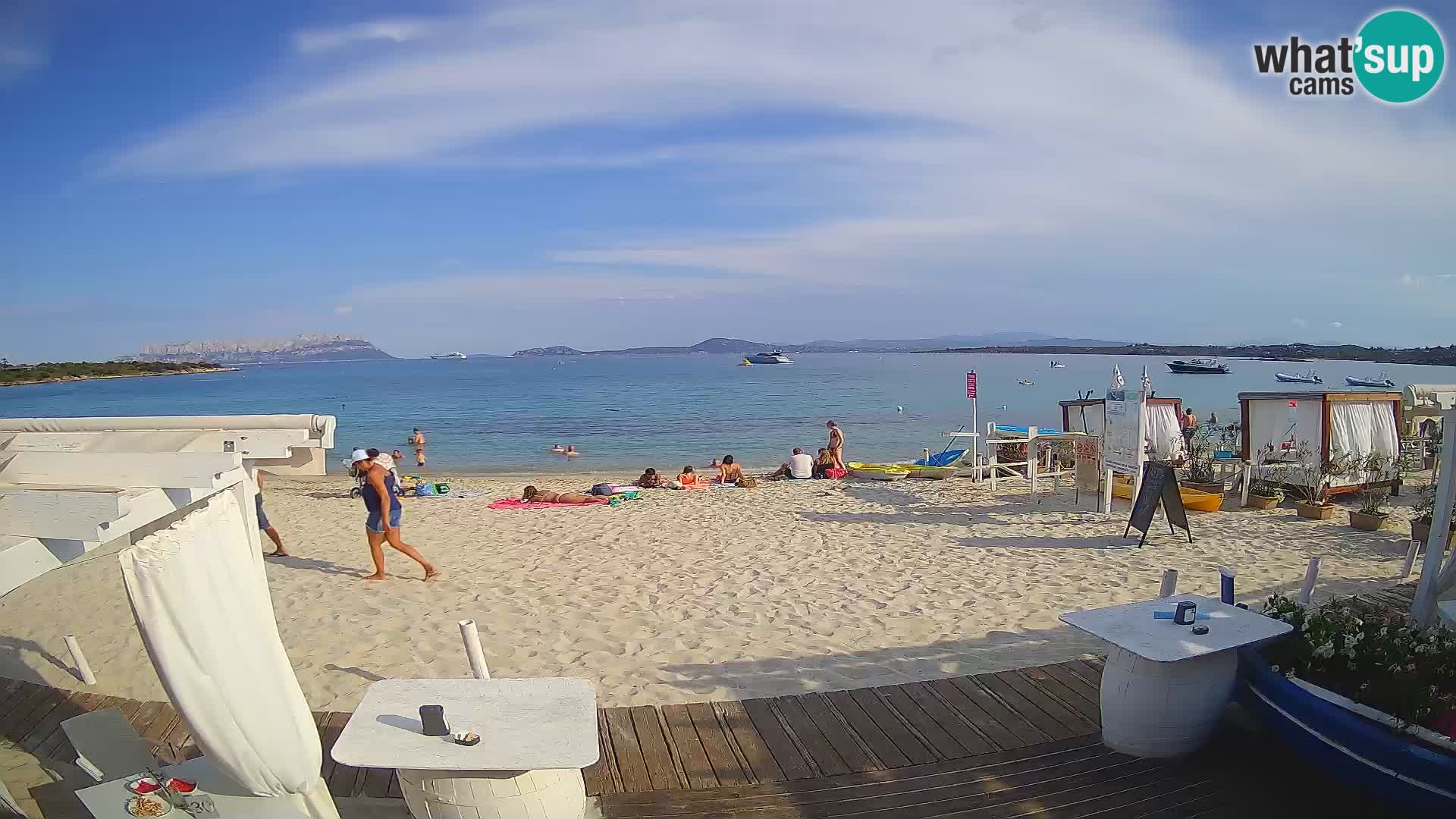 Spiaggia Bianca webcam – Golfo Aranci – Sardinia