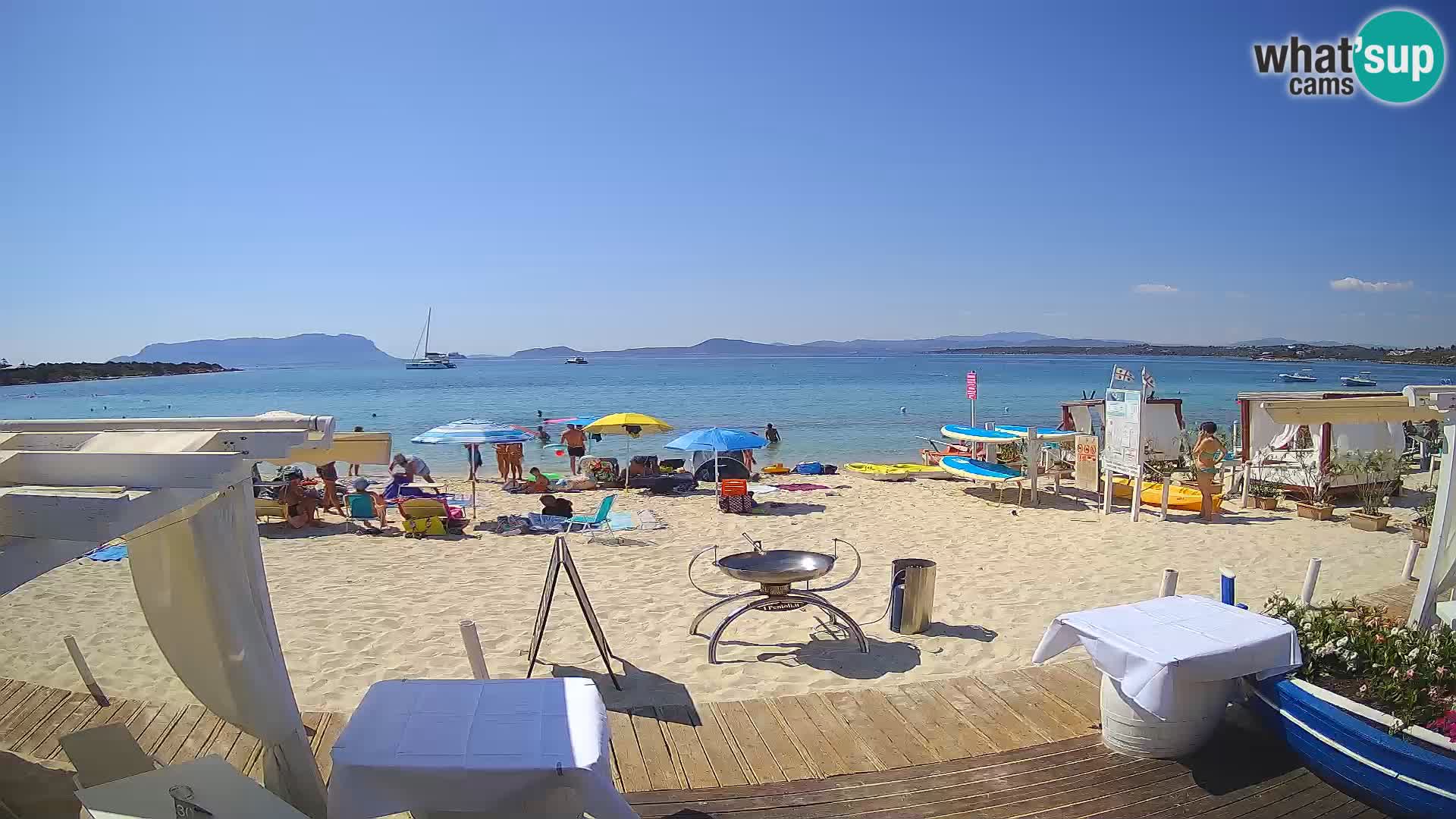 Spletana kamera Spiaggia Bianca – Golfo Aranci – Sardinija