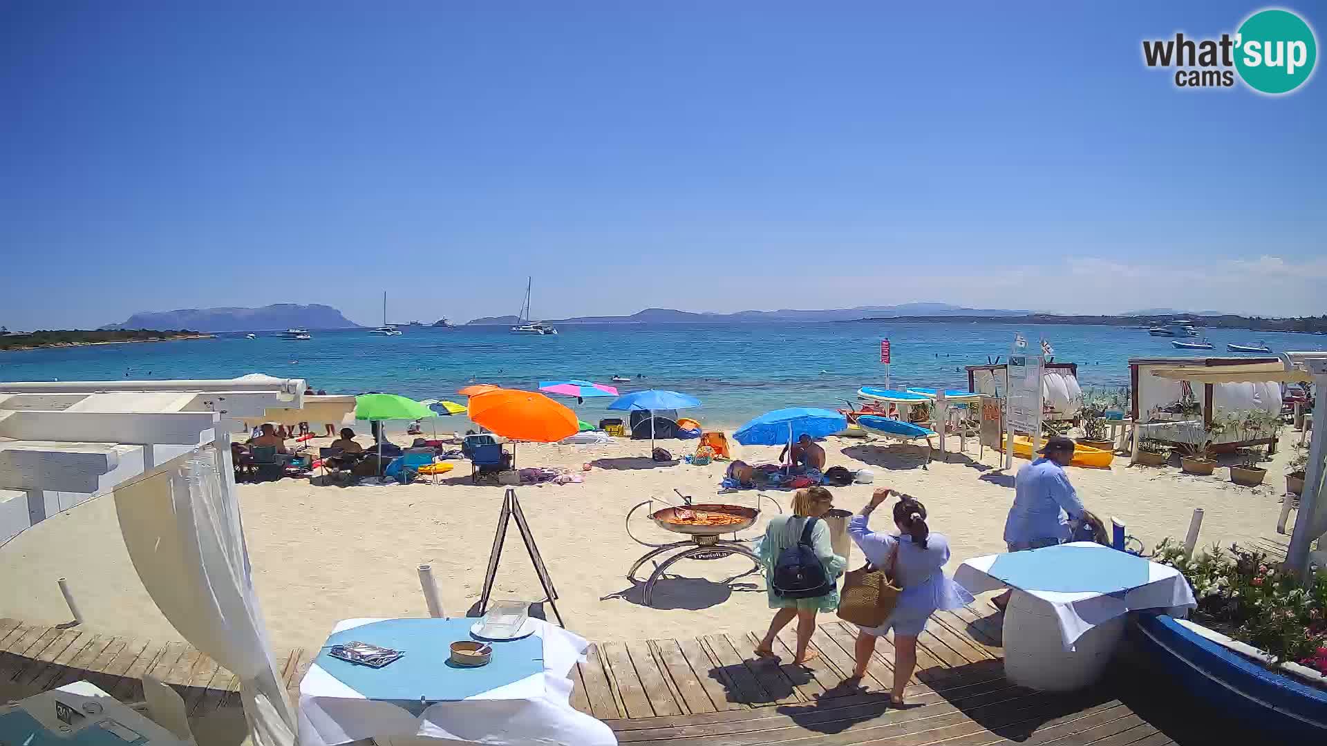 Spiaggia Bianca webcam – Golfo Aranci – Sardinia