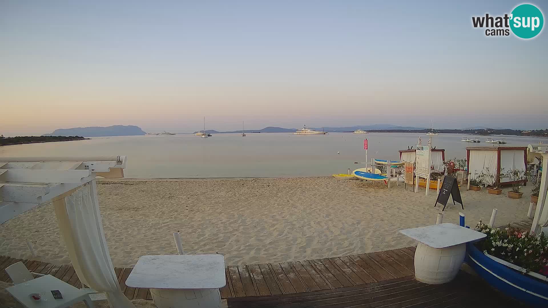 Spiaggia Bianca webcam – Golfo Aranci – Sardinia