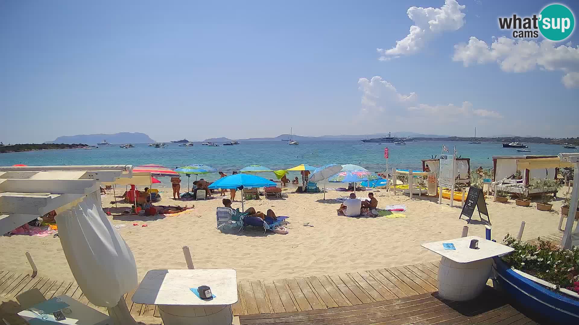Spiaggia Bianca webcam – Golfo Aranci – Sardinia