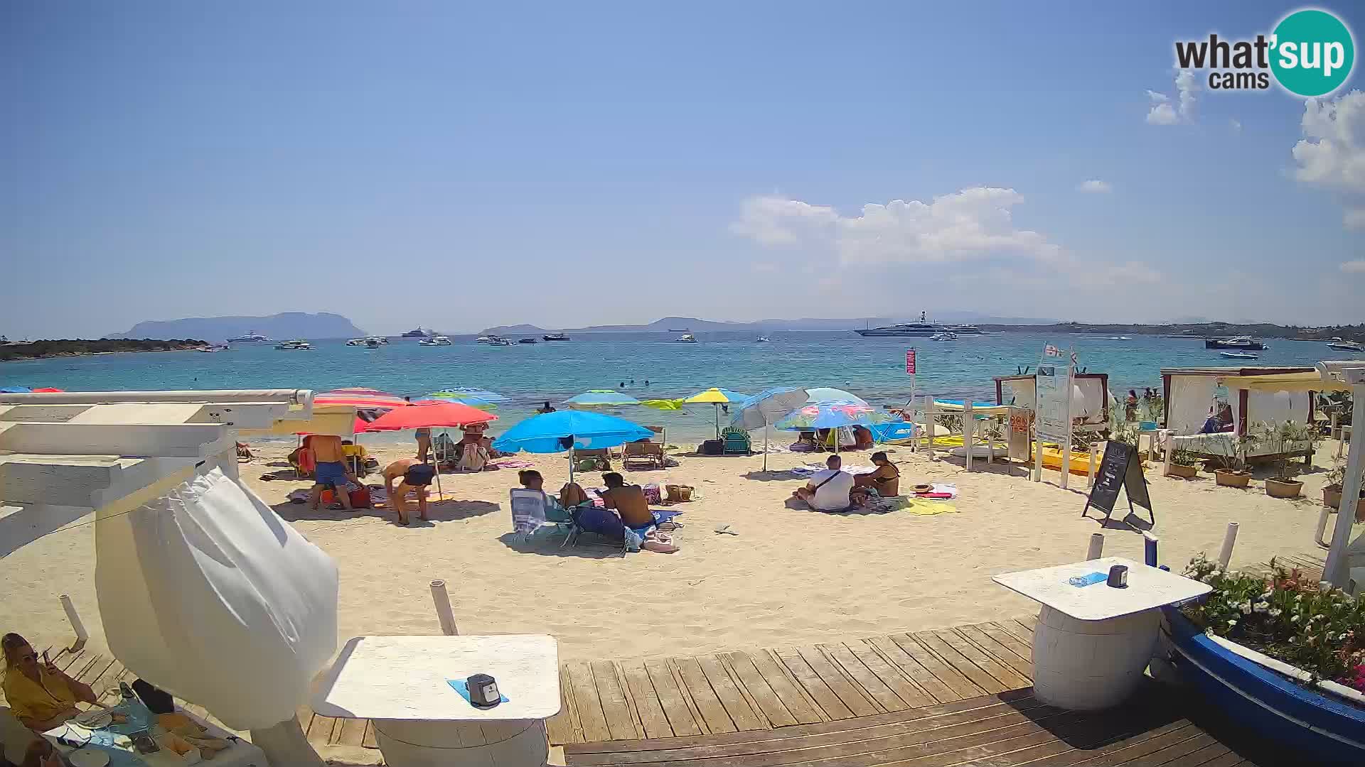 Spiaggia Bianca webcam – Golfo Aranci – Sardinia