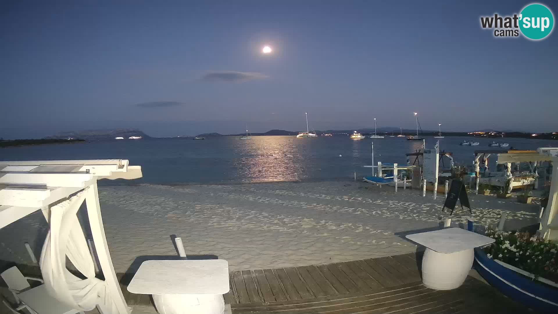 Spiaggia Bianca webcam – Golfo Aranci – Sardinia