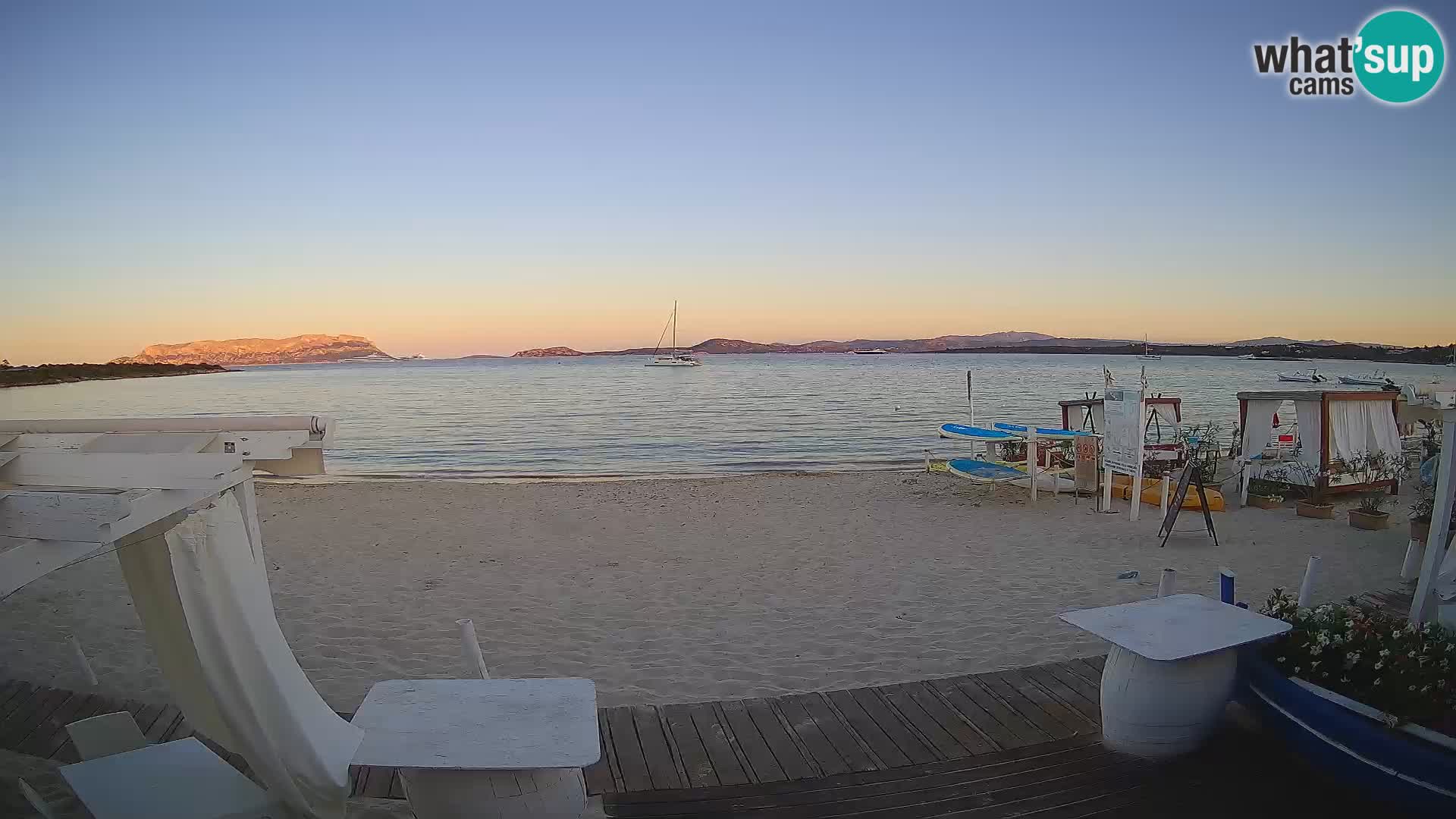 Spiaggia Bianca web cam – Golfo Aranci – Sardinien