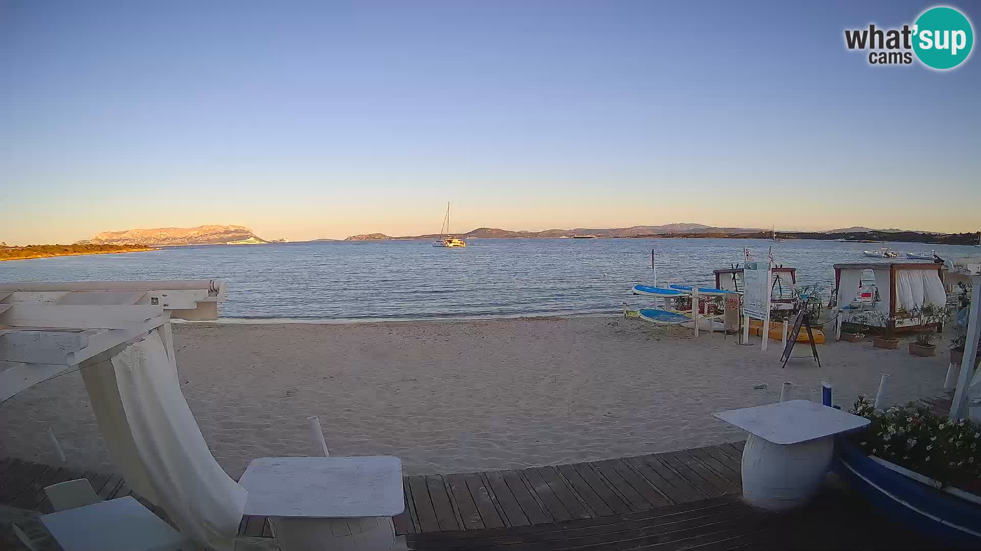 Spiaggia Bianca webcam – Golfo Aranci – Sardinia