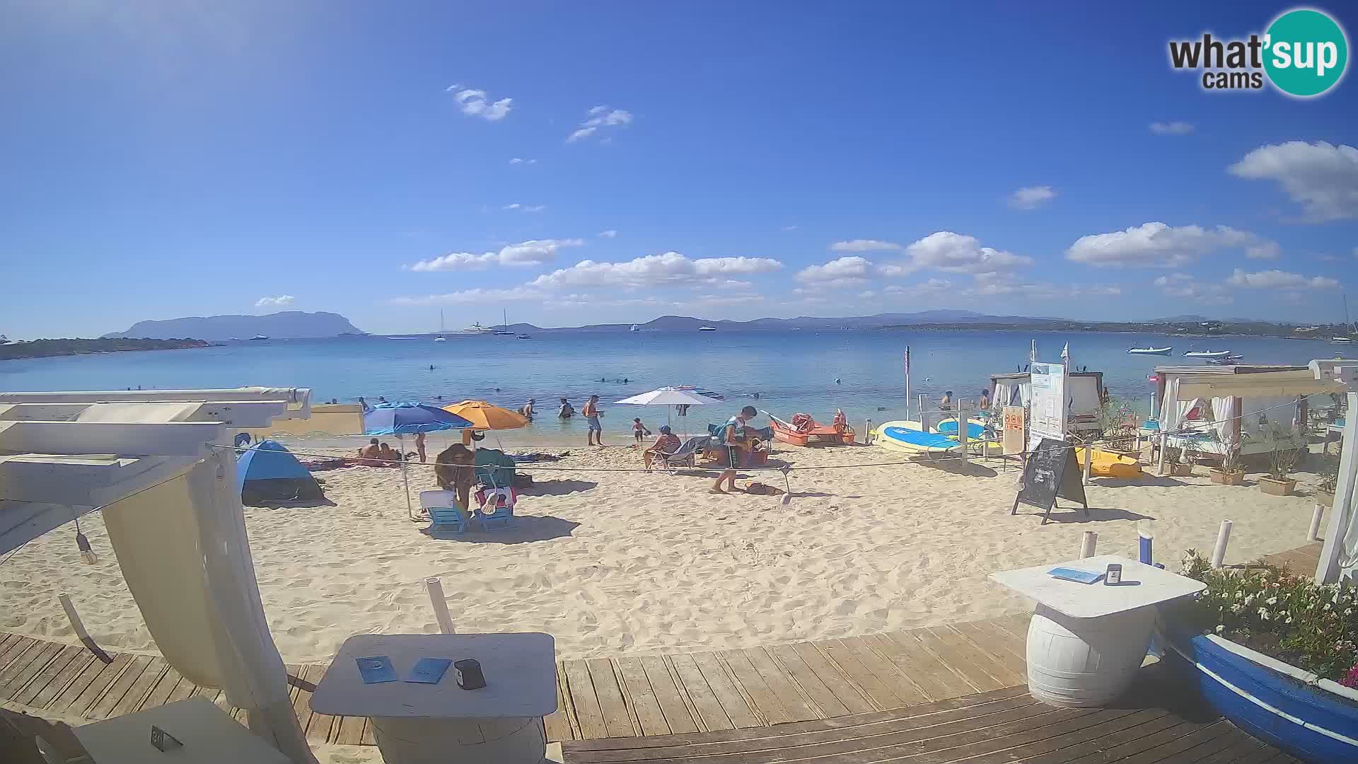 Spletana kamera Spiaggia Bianca – Golfo Aranci – Sardinija