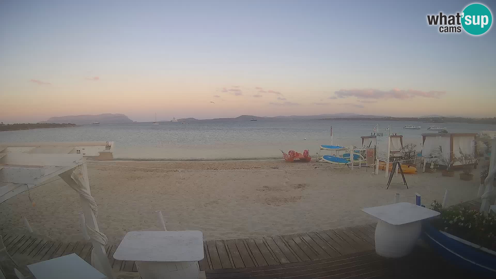 Spiaggia Bianca webcam – Golfo Aranci – Sardinia