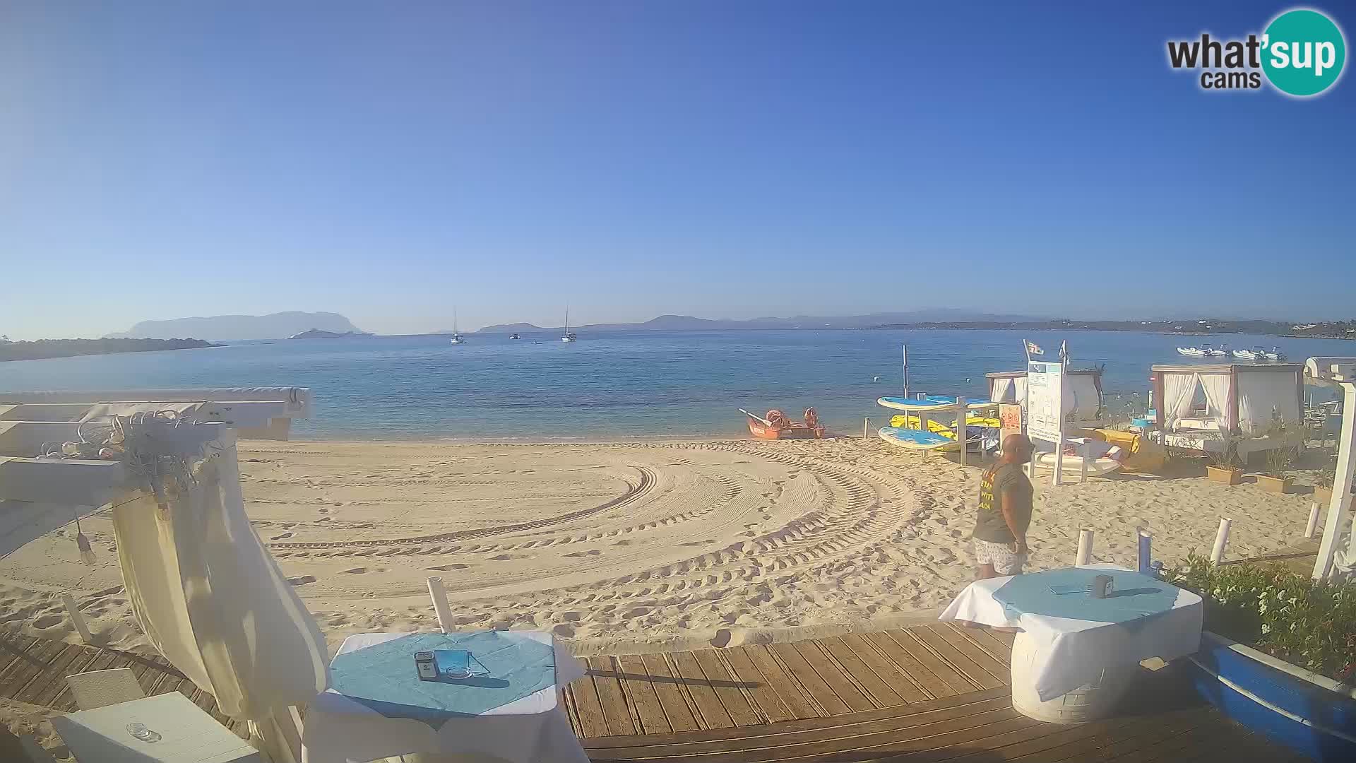 Spletana kamera Spiaggia Bianca – Golfo Aranci – Sardinija