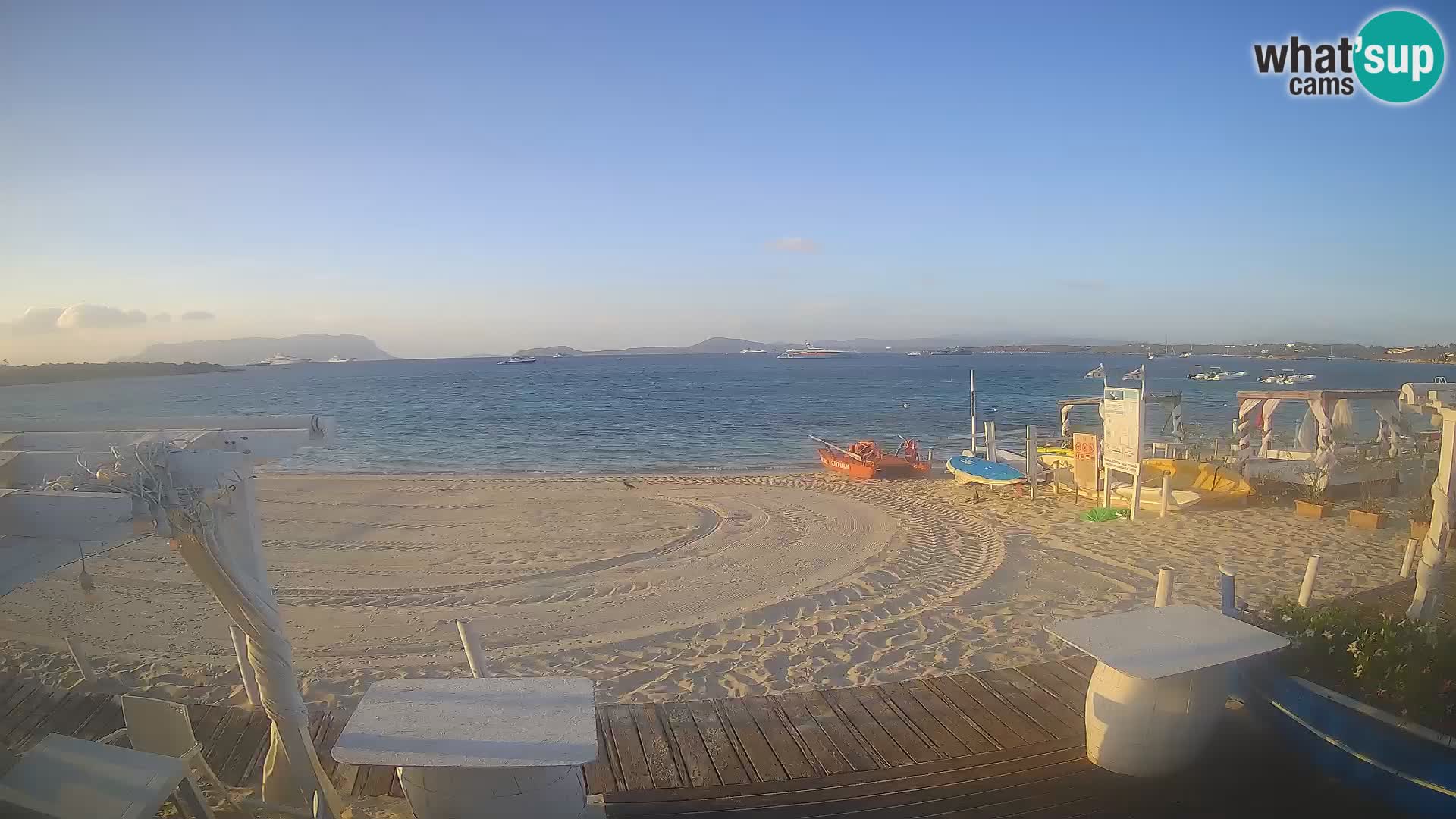 Spiaggia Bianca webcam – Golfo Aranci – Sardinia