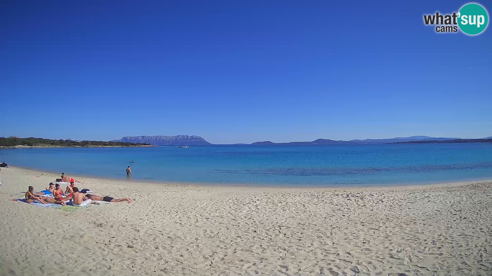 Spiaggia Bianca web cam – Golfo Aranci – Sardinien