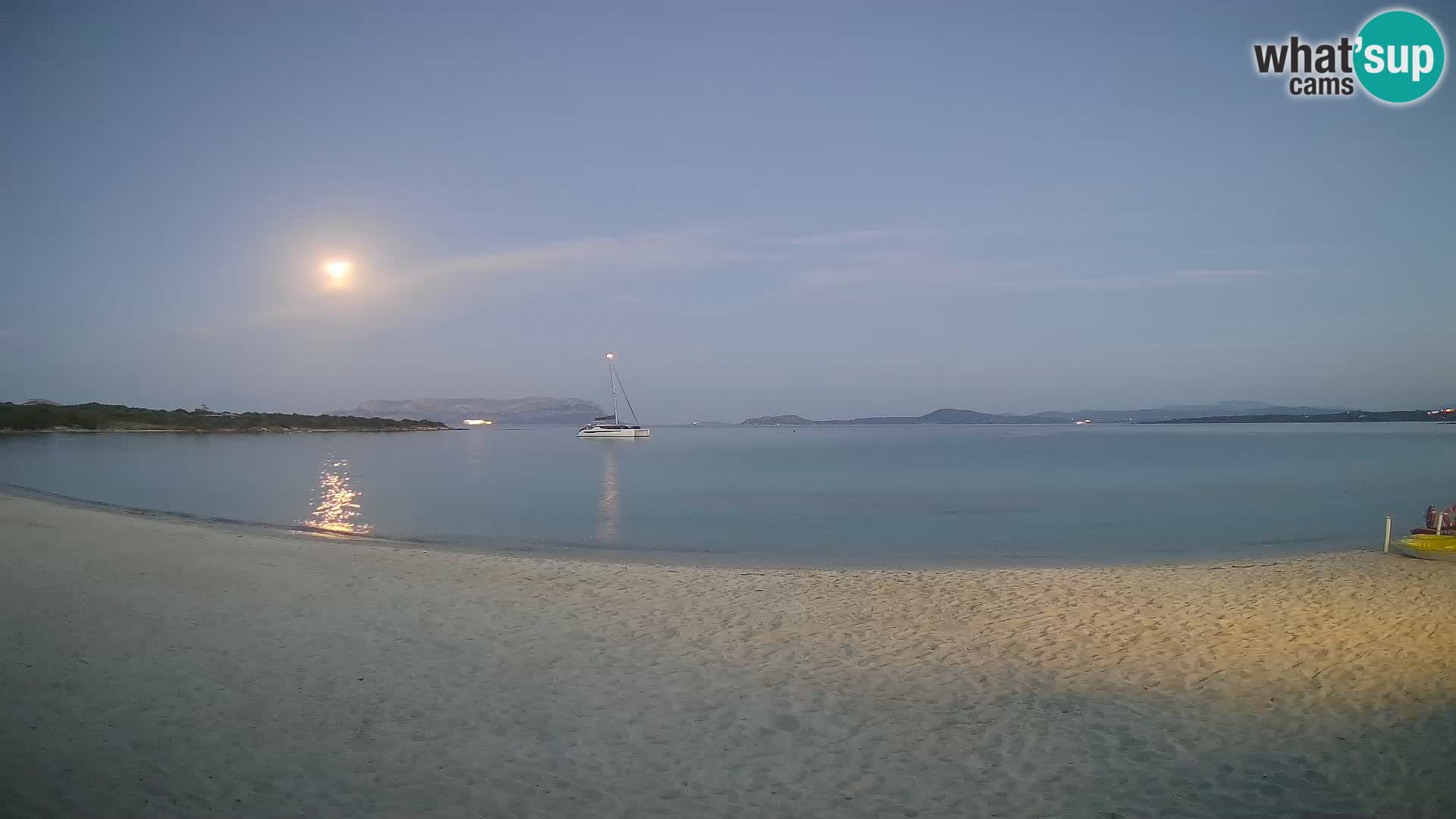 Spiaggia Bianca webcam – Golfo Aranci – Sardinia