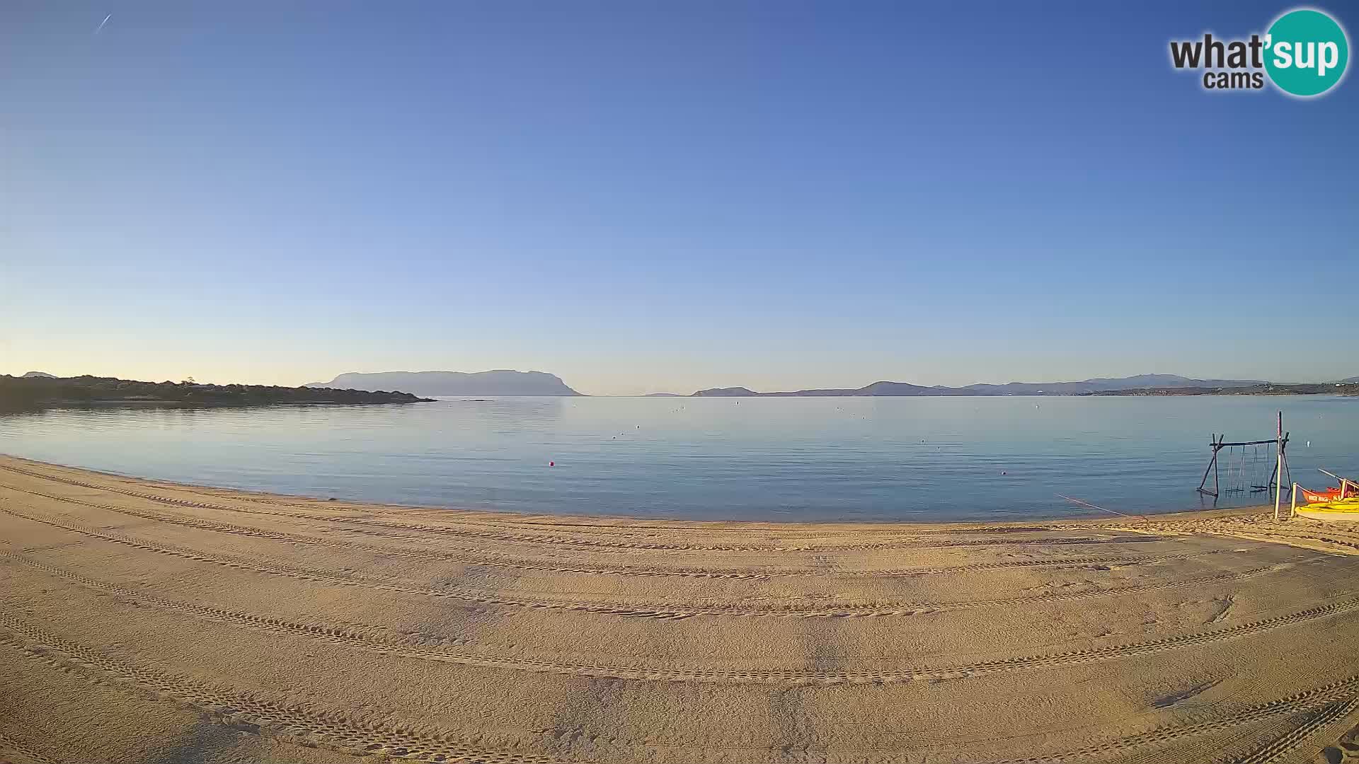 Spiaggia Bianca webcam – Golfo Aranci – Sardinia
