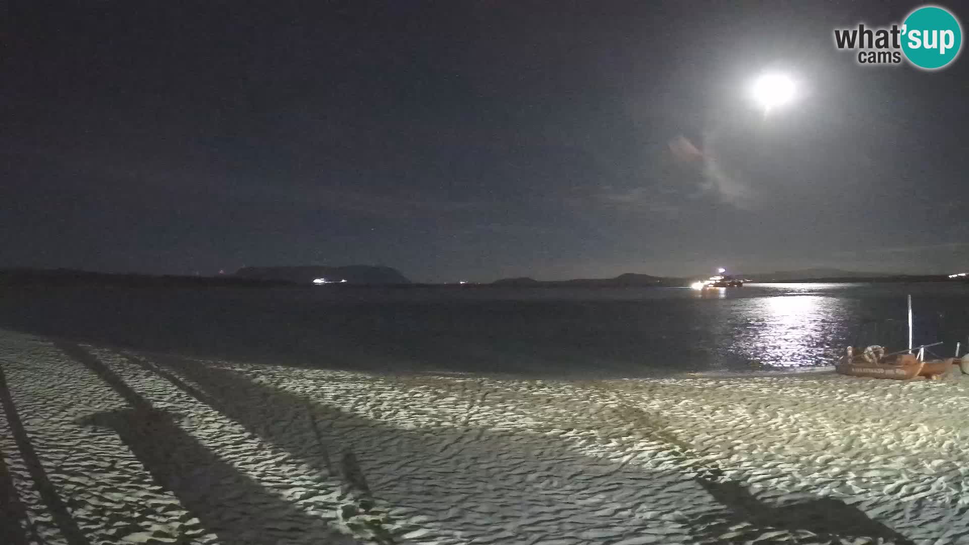 Spiaggia Bianca webcam – Golfo Aranci – Sardinia