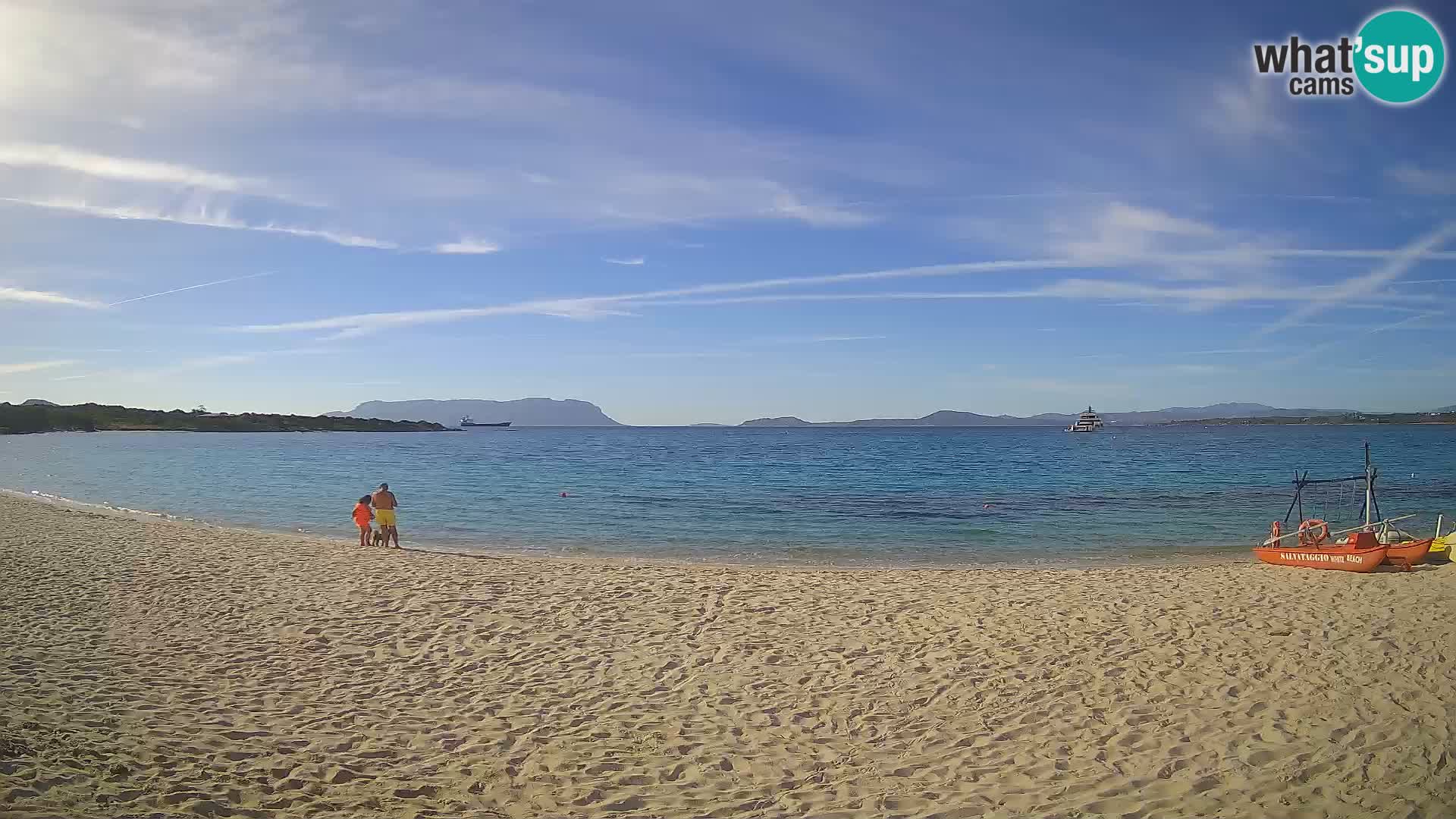 Spiaggia Bianca webcam – Golfo Aranci – Sardinia